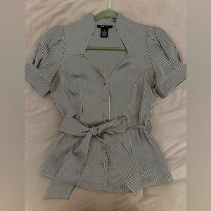 BCBGMaxazria Satin Shirt